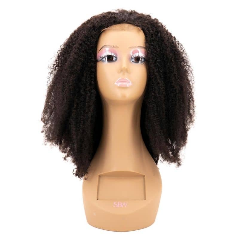 Afro Kinky Curly Hair Mannequin Head with 100% Human Tanzania